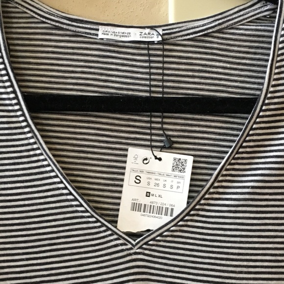 NWT Zara W/B Collection top | S - Picture 2 of 5